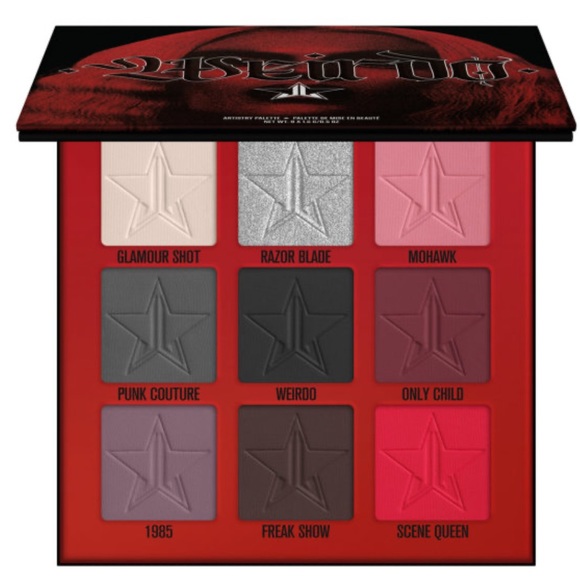 Jeffree Star Other - Jeffree Star Weirdo Palette Nine Eyeshadow Shades Limited Edition